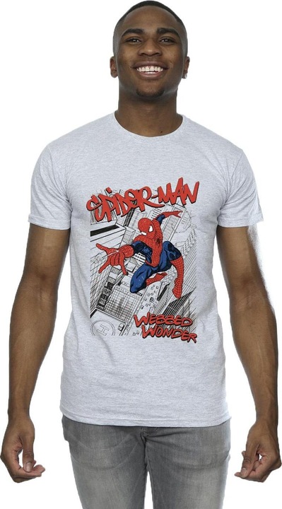 Produktbild SpiderMan Sketch City TShirt (4XL)