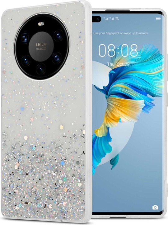 Produktbild Cadorabo TPU Hülle für Huawei MATE 40 PRO mit Glitzer (Huawei Mate 40 Pro)