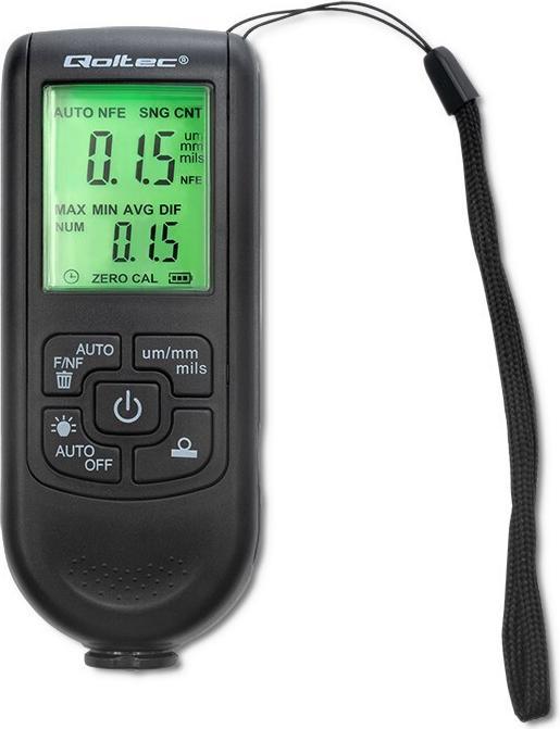 Actual product image Qoltec Miernik grubości powłok z wyświetlaczem LCD
