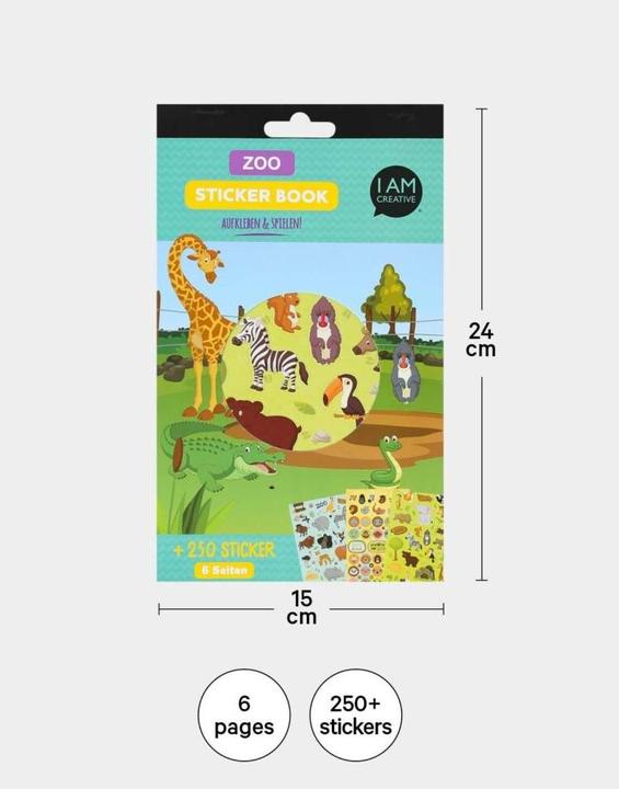 Image du produit I Am Creative Livre d'autocollants