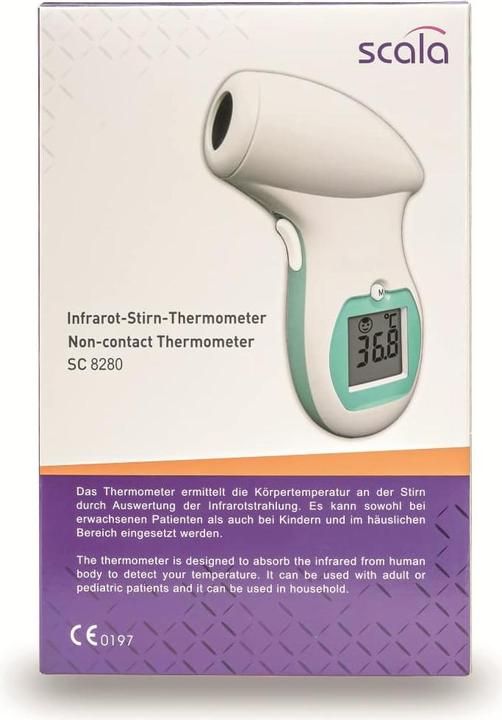Produktbild Scala Infrarot Fieberthermometer Stirn meter (Berührungslos)