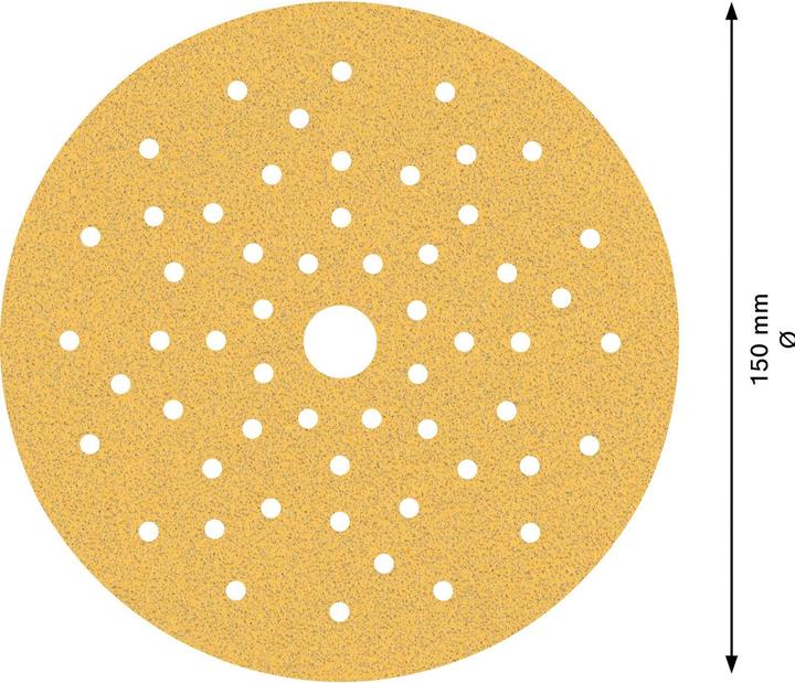 Image du produit Bosch Professional Zubehör EXPERT C470 Papier abrasif multi-trous pour ponceuse excentrique, 150 mm, G 80, 50 pcs. (80)