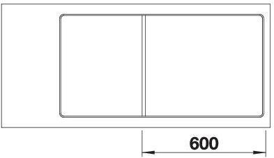 Produktbild Blanco AXIA III XL 6 S-F (99 cm, 50 cm)
