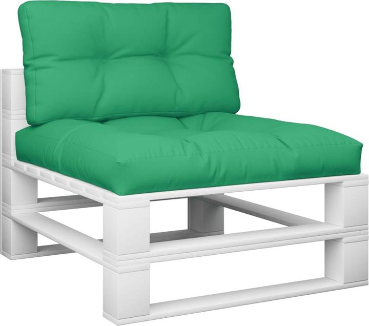 Immagine prodotto VidaXL Cuscino per pallet Divano per pallet Cuscino per pallet Cuscino per seduta 2 pezzi in tessuto verde (70 x 70 x 12 cm)