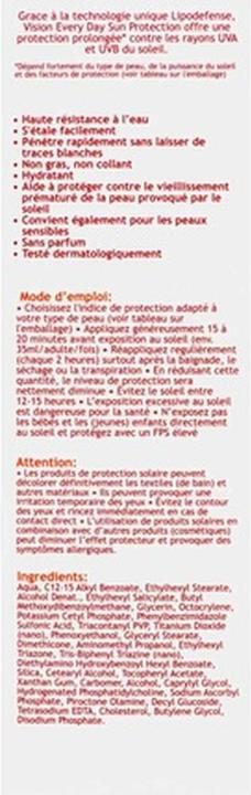 Immagine prodotto Vision Crema solare SPF30 (Crema solare, SPF 30, 200 ml, 200 g)