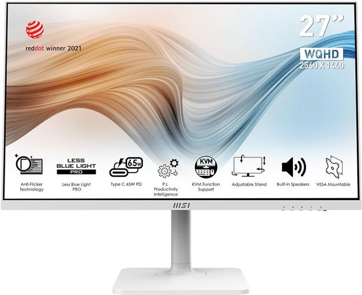 Produktbild MSI Modern MD272QPWDE (2560 x 1440 Pixel, 27")
