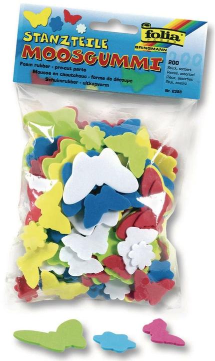 Produktbild Folia Moosgummi-Stanzteile Blumen & Schm.
