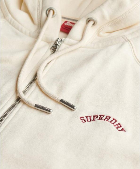 Image du produit Superdry Sweat à capuche zippé à manches raglan et logo Essential (M)