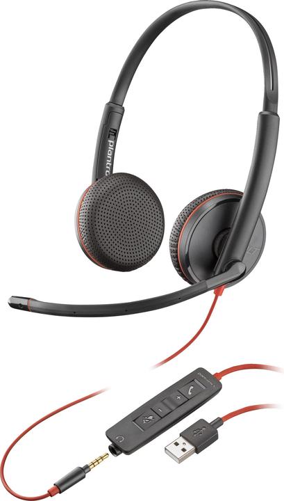 Produktbild HP Poly BW 3225 STEREO USB-A HS (Kabelgebunden, USB-A, Avaya, Cisco, Skype)