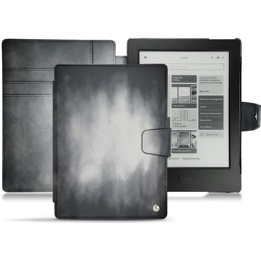 Noreve Lederschutzhülle Wallet (Aura H2O), Tablet Hülle, Grau