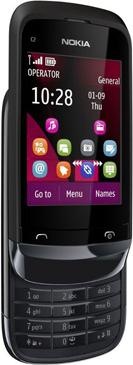 Nokia C2-02 - Chrome Black (2.60", 2 Mpx)