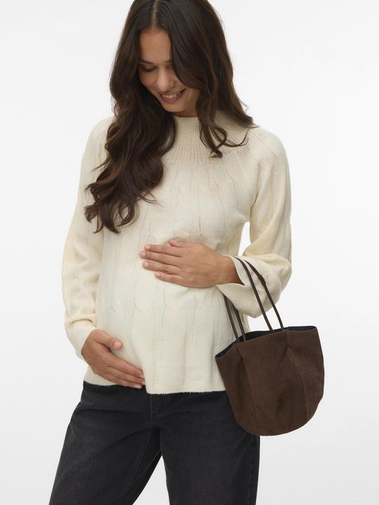Produktbild Vero Moda Maternity Normal geschnitten Hoch geschlossen Pullover Strickpullover (L)