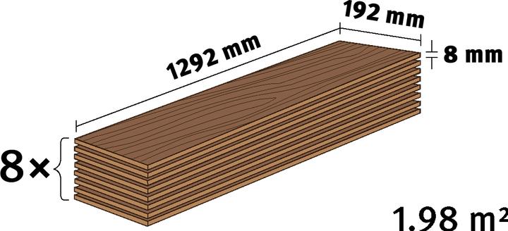 Megafloor Livingston Eiche hell (Laminat, 1.98 m²)
