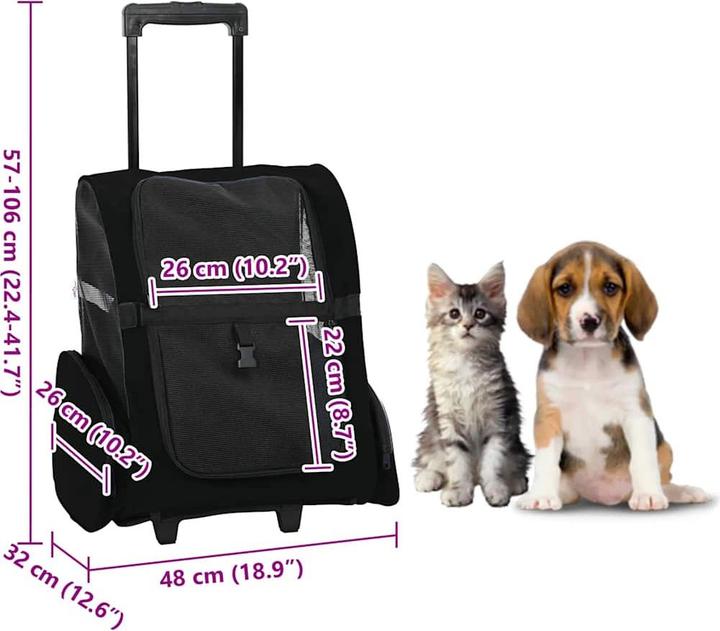 Actual product image vidaXL Haustierwagen (Cat, Dog)