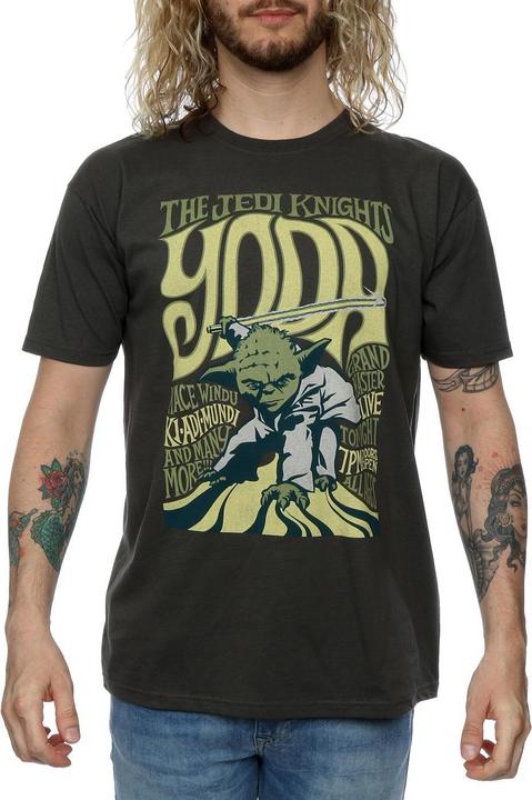 Produktbild Star Wars Yoda Rock Poster TShirt (L)