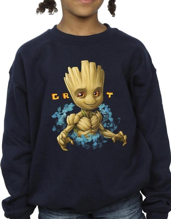 Produktbild Guardians of the Galaxy Groot Flowers Sweatshirt Mädchen (152, 158)