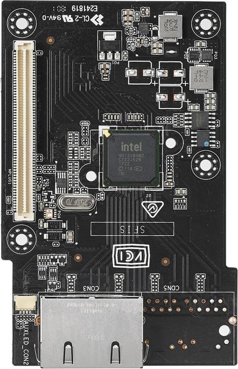 Actual product image ASUS MCI-1G/350-2T Intel I350 Gigabit Ethernet GbE with dual-port 1000BASE-T networking (Mini PCI Express)