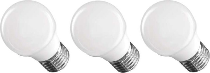 Actual product image Emos LED lamp Classic Mini Globe / E27 / 4.2 W (40 W) / 470 lm / Warm white (E27, 4.20 W, 470 lm, 3 x, E)