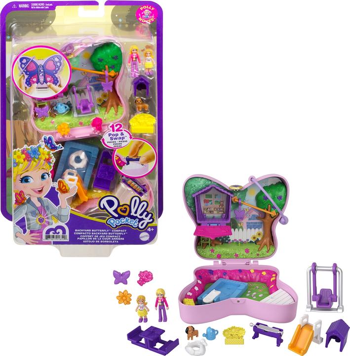 Produktbild Polly Pocket Big Pocket - Schmetterlingsgarten kompakt