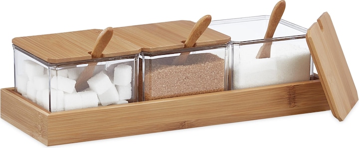 Actual product image Relaxdays Spice container set