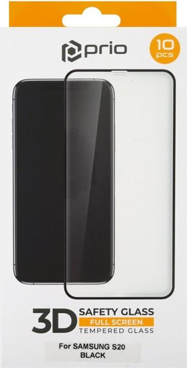 Produktbild prio 10x 3D Displayschutzglas für Samsung S20 schwarz (10 Stk., Samsung Galaxy S20, Samsung Galaxy S20 5G)