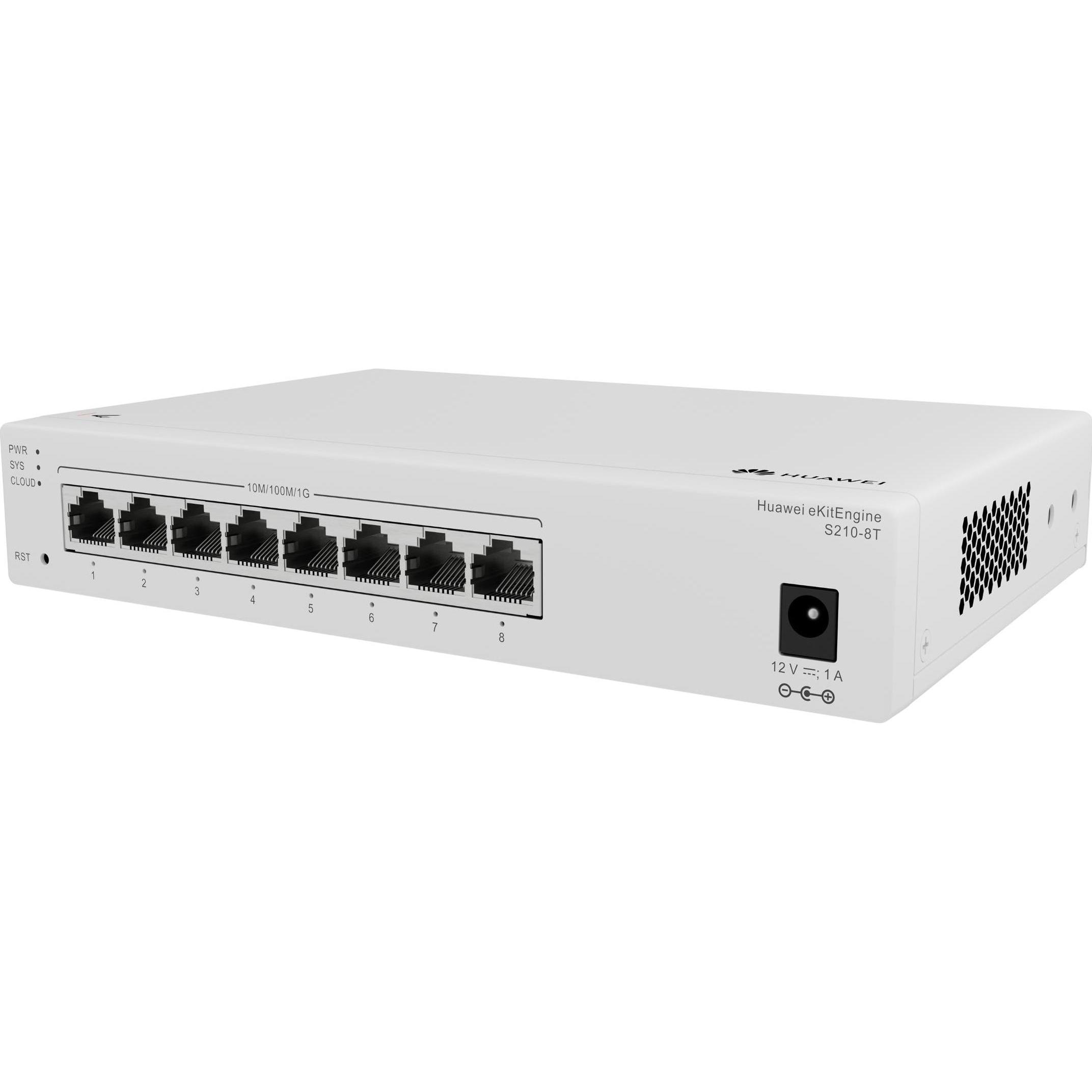 Huawei eKit PoE+ Switch eKitEngine S210 Series S210-8T 8 Port (8 Ports), Netzwerk Switch