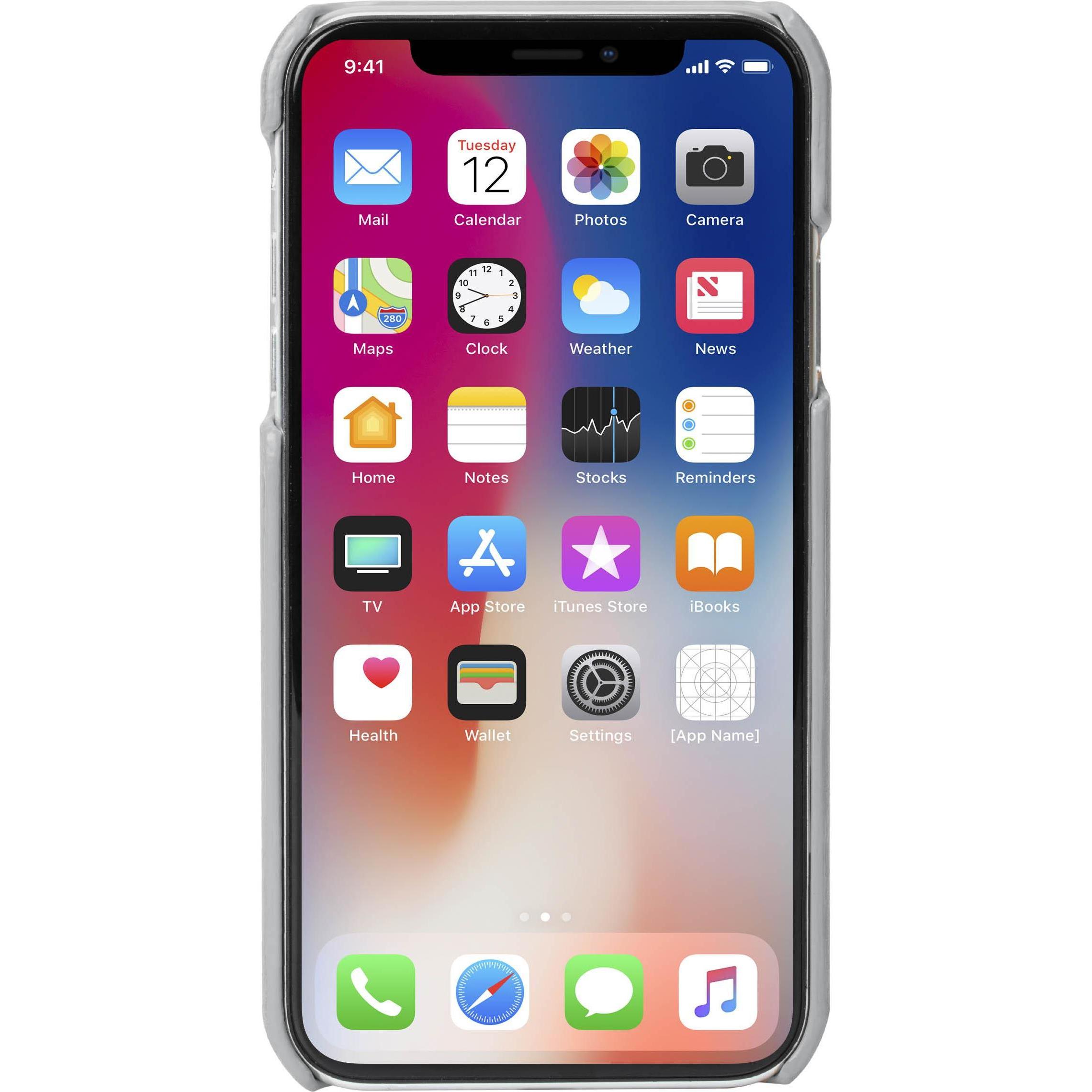 Thumbnail - Krusell Sunne Cover Apple iPhone XS vintage gray (Apple iPhone XS), Smartphone Hülle, Grau