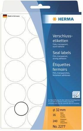 Produktbild HERMA Verschlussetiketten