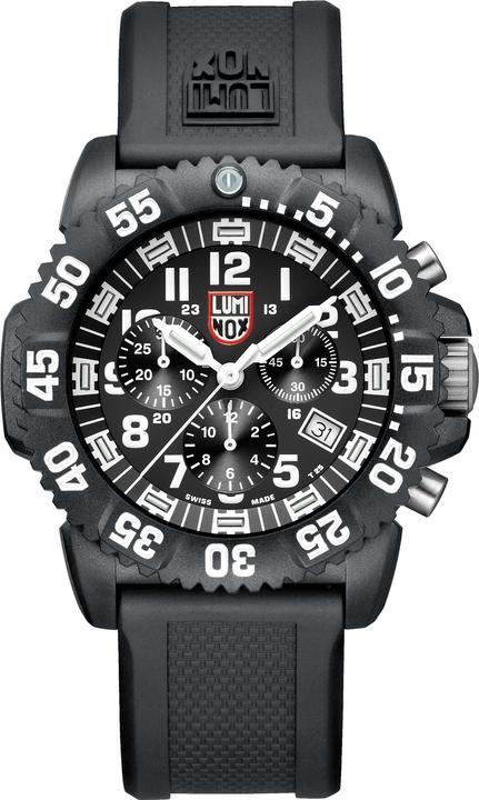 Actual product image Luminox Navy Seal Colormark 3080 (Chronograph, Analogue wristwatch, Diving watch, Swiss made, 44 mm)