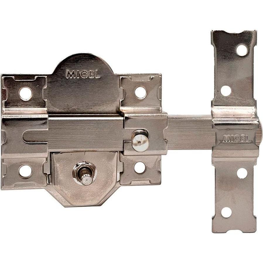 Micel, Serratura + Cilindro di chiusura, Crr08 86b/50 mm nickel overlay lock (Serratura a mortasa)