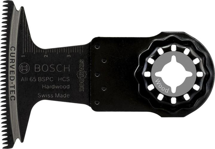 Bosch Professional Zubehör HCS Tauchsägeblatt AII 65 BSPC Hard Wood, 40 x 65 mm