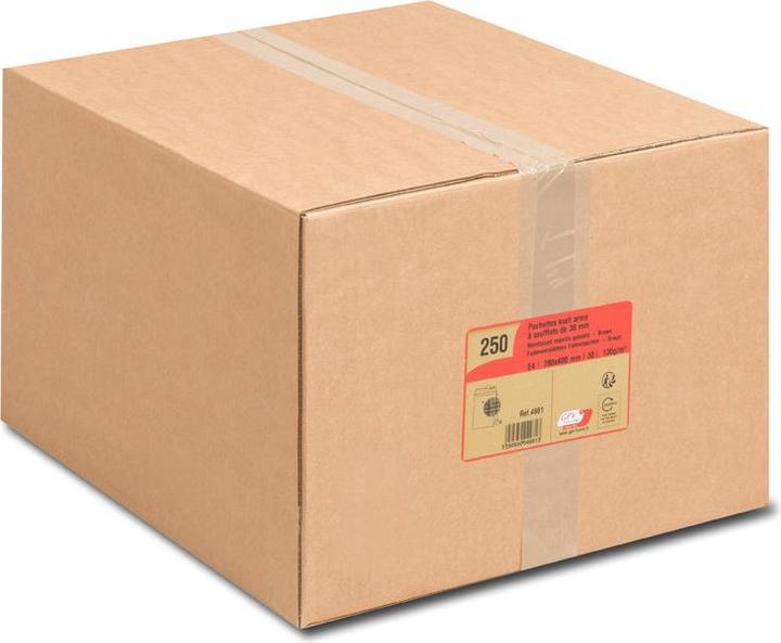 Produktbild GPV Faltenversandtasche E4, 280 x 400 mm, ohne Fenster (250 x)