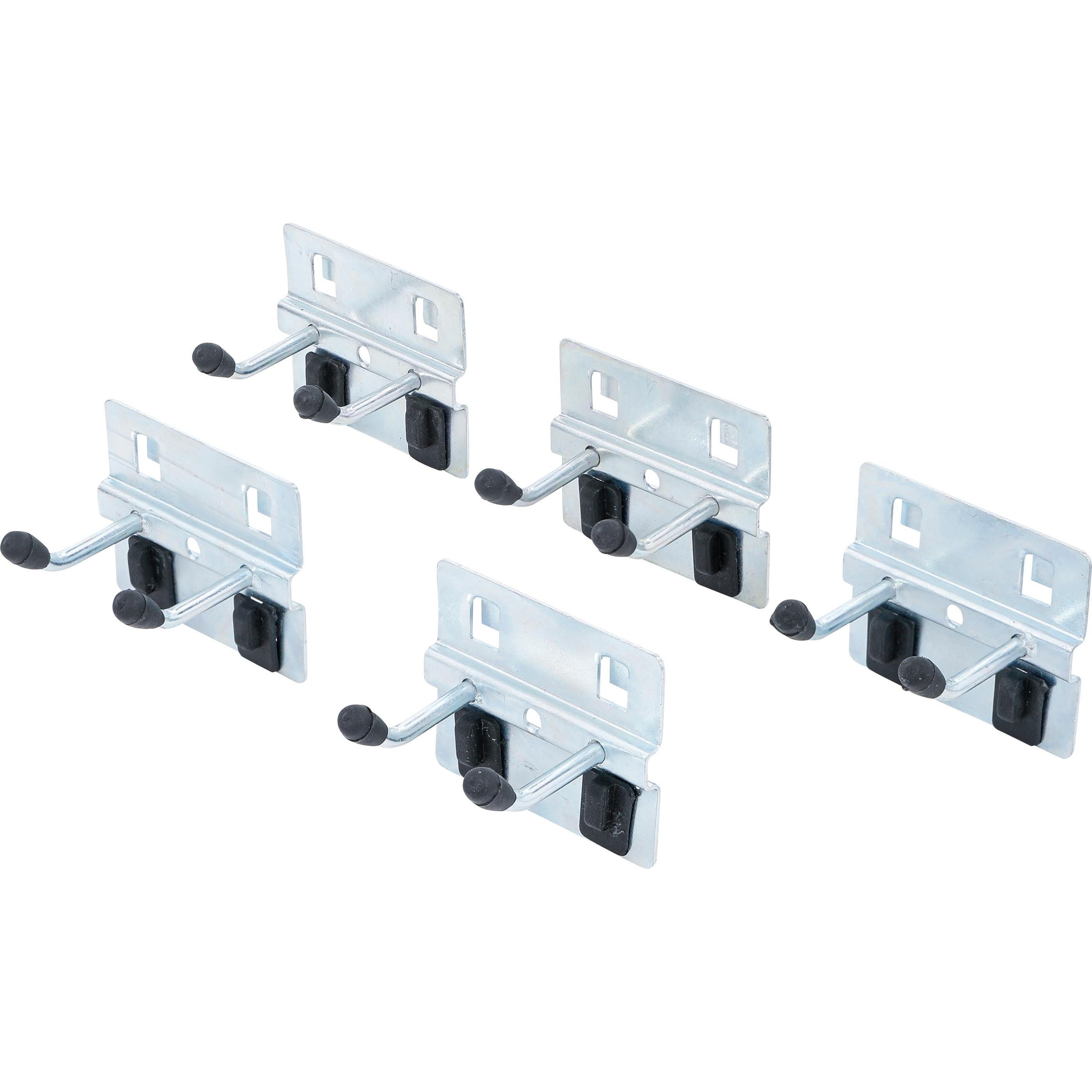 BGS, Werkzeugwand, Doppelhaken-Satz 40 mm für Schrankwand-System 5-tlg.