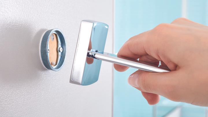Immagine prodotto tesa Barra porta asciugamani da bagno KLAAM a due bracci