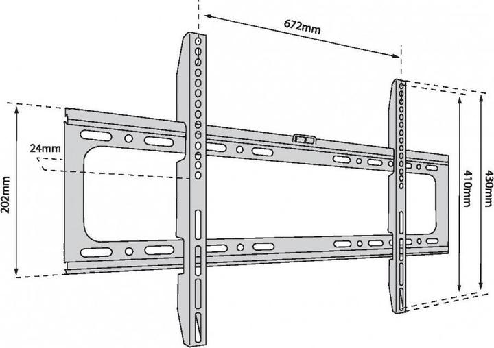 Produktbild Lenovo TV TV TB-750 Halterung bis 65" 40 kg VESA 600x400 max (Wand, 40 kg)