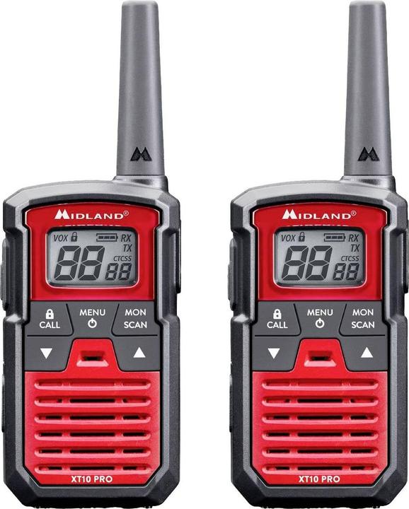 Produktbild Midland XT10 PRO - Portofoonset - Walkie Talkie - PMR446 - Set van 2 stuks - C1459 (4 km)