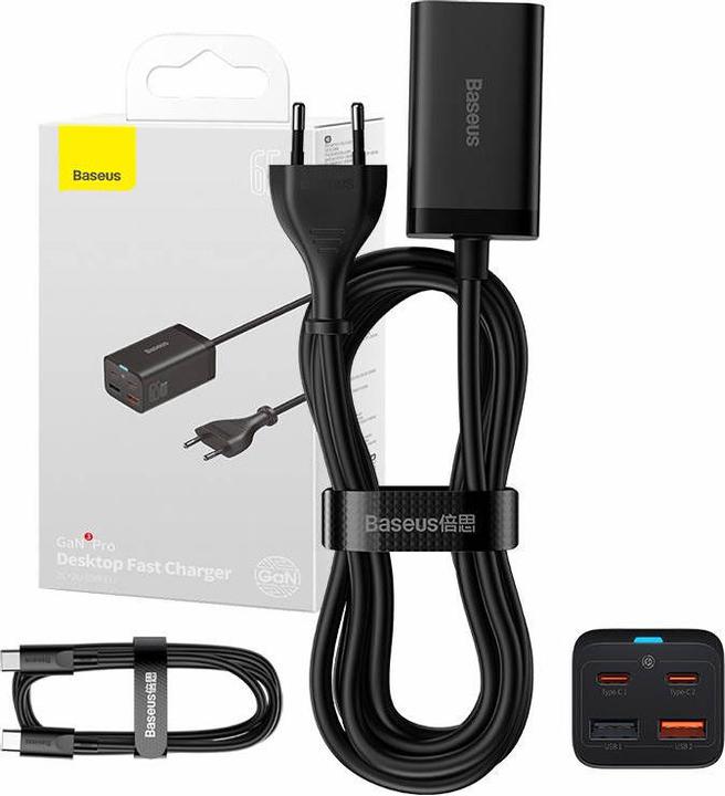 Produktbild Baseus Quick Charger GaN3 Pro (65 W)