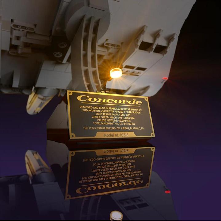 Produktbild Light my bricks LMB 2.0 LED Licht Set für LEGO 10318 Concorde