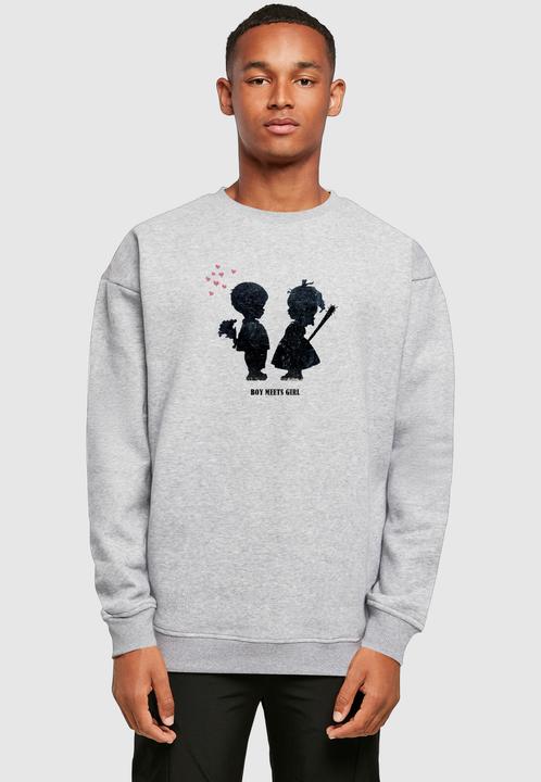 Produktbild Merchcode Banksy - Boy Meets Girl Sweat Crewneck - 192753 (L)