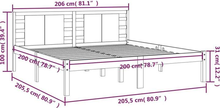 Produktbild vidaXL Prunella (200 x 200 cm)