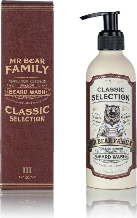 Actual product image Mr. Bear Family Golden Ember Beard Wash (200 ml)