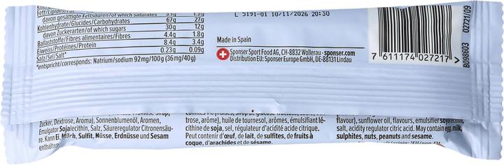 Actual product image Sponser Cereal Energy (20 pcs., 800 g)