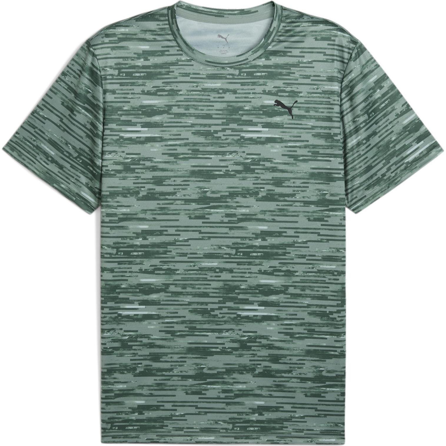 Puma, Herren, Sportshirt, M Tad Essentials Aop Tee (S), Grün, S