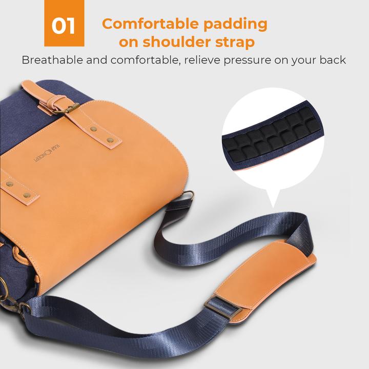 Immagine prodotto K&F Concept Borsa Messenger Borsa a tracolla da 10 litri (KF-13.062V1) (Borsa a tracolla per fotocamera, 10 l)