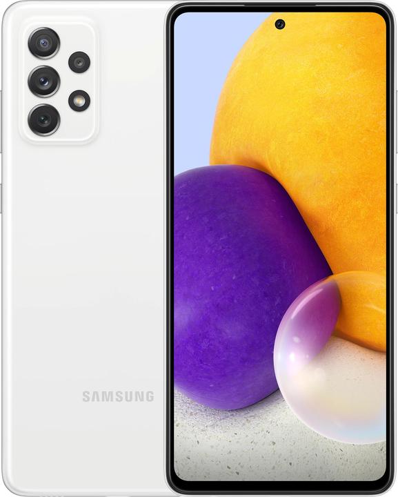 Produktbild Samsung Galaxy A72 EU (128 GB, White, 6.70", Hybrid Dual SIM, 4G)