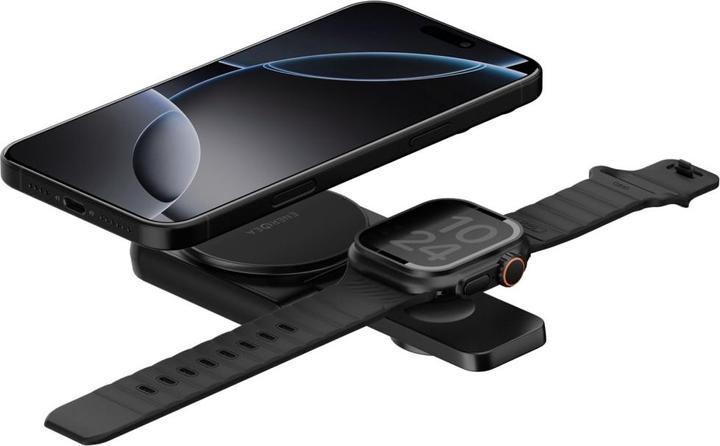 Image du produit Energea Wireless Charger Magduo 2in1 Qi2 foldable grey (17.50 W)