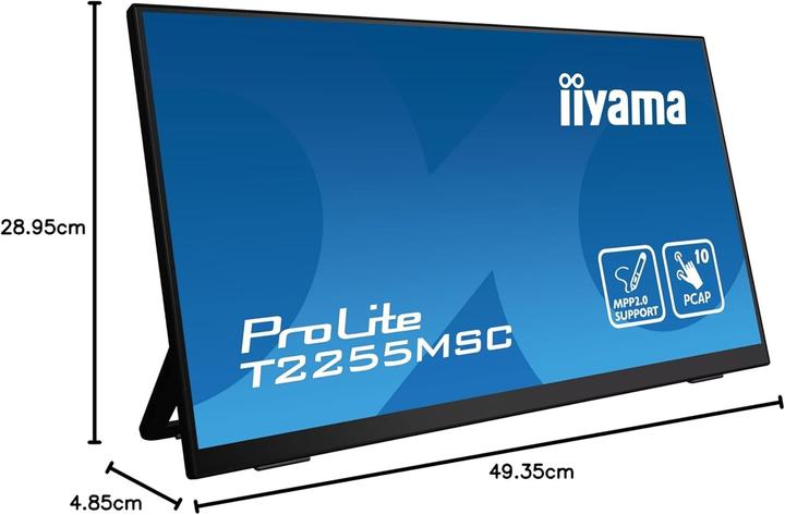 Produktbild iiyama ProLite T2255MSC-B1 (1920 x 1080 Pixel, 21.50")