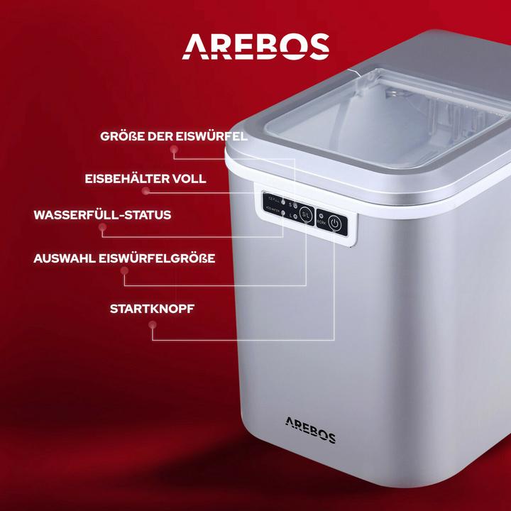 Actual product image Arebos Eiswürfelmaschine