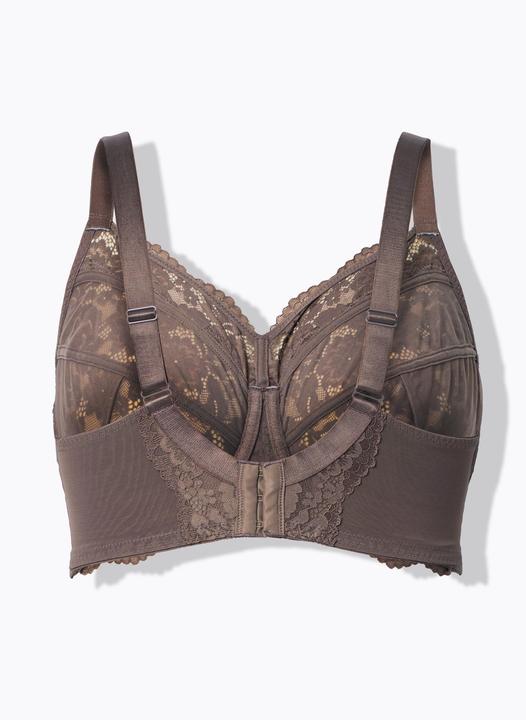 Actual product image Ulla Popken Lace Panel Underwire Bra (Single pack, 100 F)