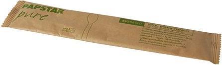 Produktbild Papstar Löffel "pure" einzeln verpackt in Papierbeutel (50 x)